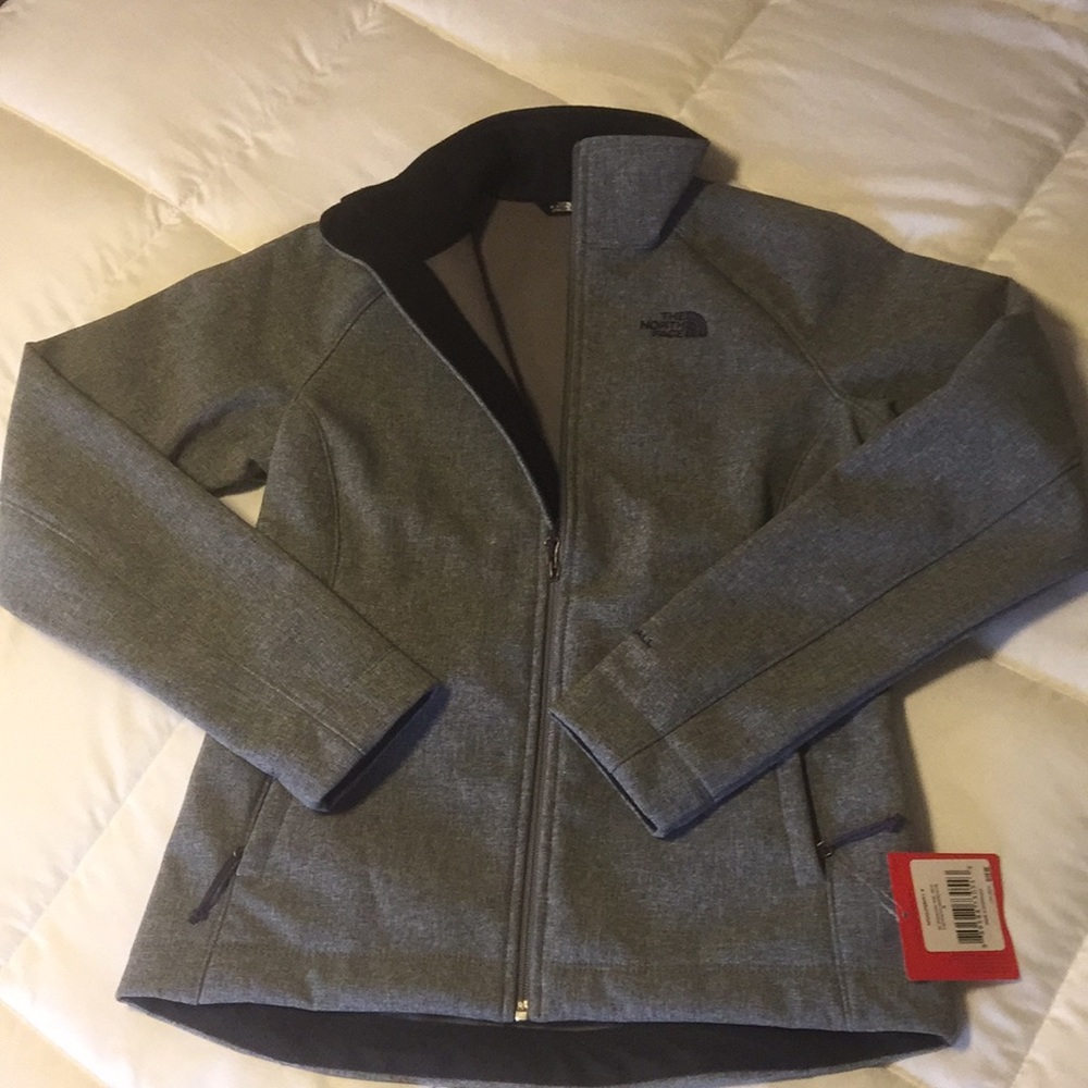 The North Face grey windwall jacket